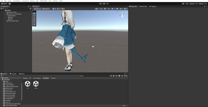 create 3d vtuber and VR characters in blender,unity,unreal