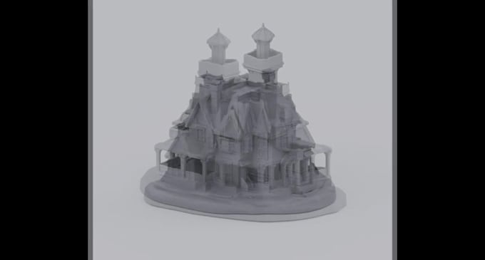 create 3d architectural models stl ready for printing