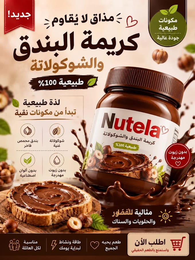 create professional food product advertisement designs