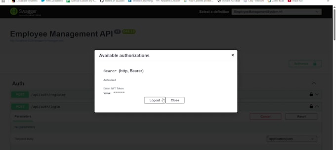 develop asp net core web API with entity framework