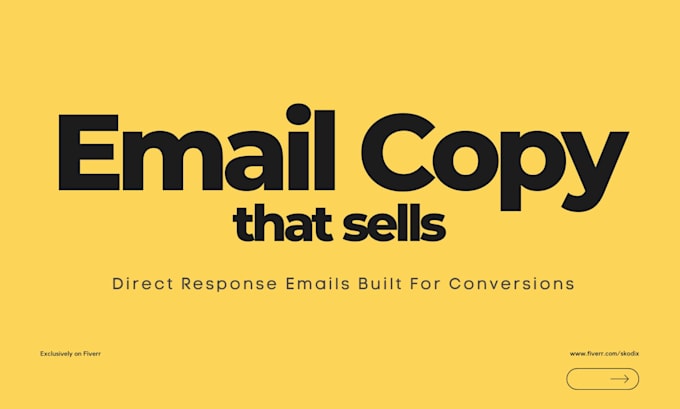 write direct response email copy that drives sales and conversions
