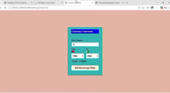 build a responsive modern website using HTML CSS javascript and react