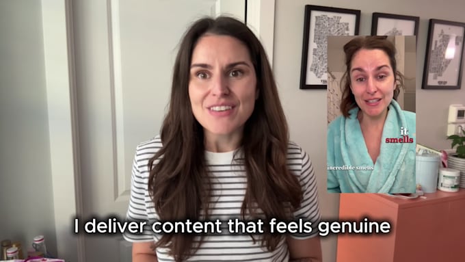 deliver natural, relatable millennial spokesperson ugc