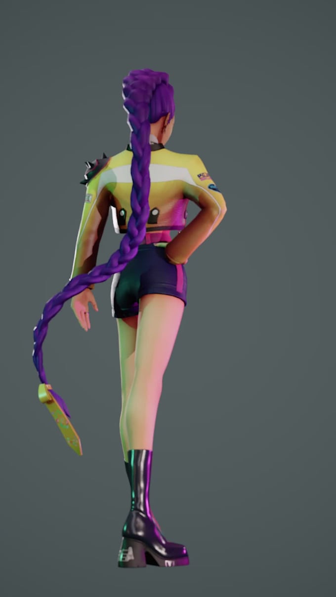 do 3d game ready characters