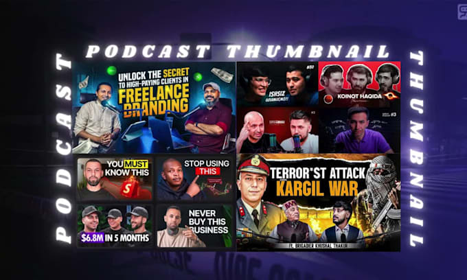 design podcast youtube thumbnail