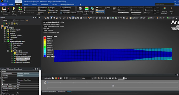 do cfd simulation and fea analysis using ansys fluent