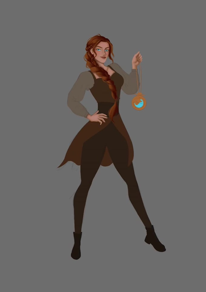 draw fantasy character illustrations