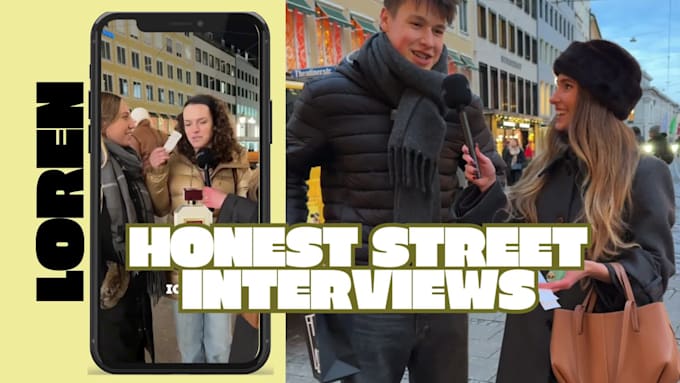 create authentic german street interview ugc videos