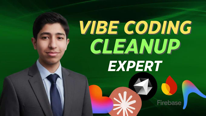 fix vibe code errors, bugs and cleanup your loveable, replit, base44, bolt apps