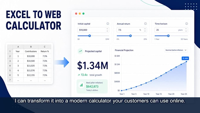 build a custom web calculator, price estimator, or quote calculator