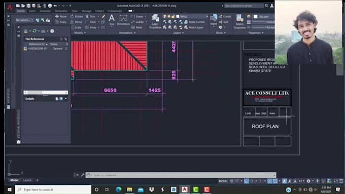 do 2d architectural floor plan with detail drawing in auto cad