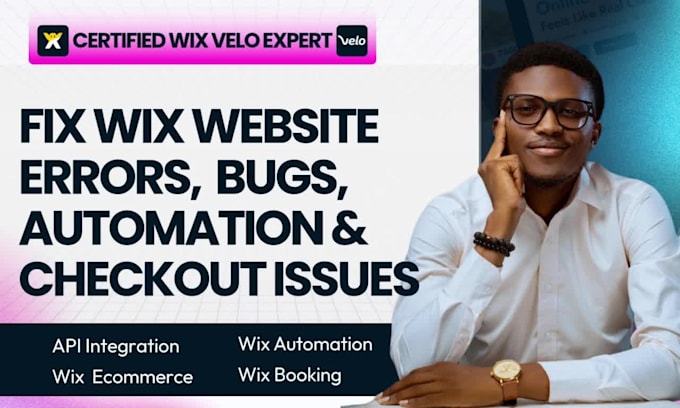 wix automation fix wix website bugs wix velo code wix booking ecommerce crm