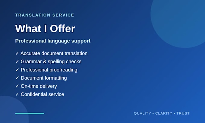 translate documents accurately and professionally