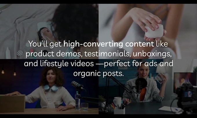 create ugc videos for wellness and selfcare brands