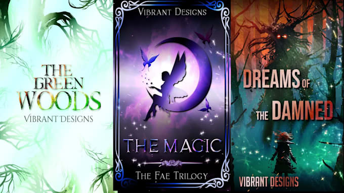 design a vibrant ebook and print book cover