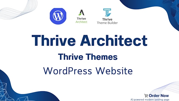 design wordpress website using thrive architect thrive themes