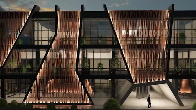 provide modern exterior design with high quality rendering