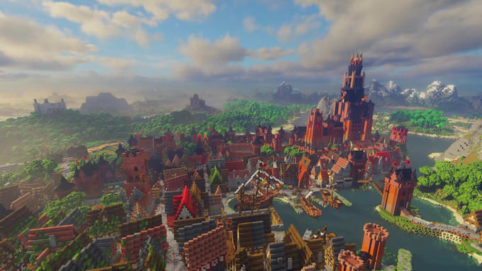 build a medieval minecraft kingdom