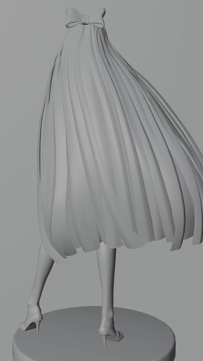 make 3d anime or custom charcter for you