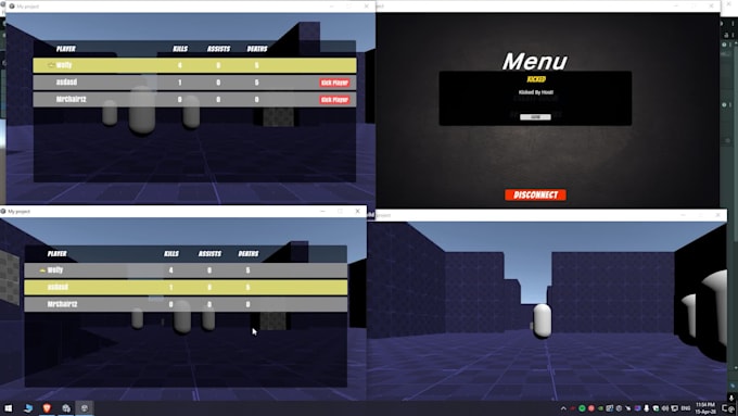 build server authoritative mutliplayer system in unity using fishnet