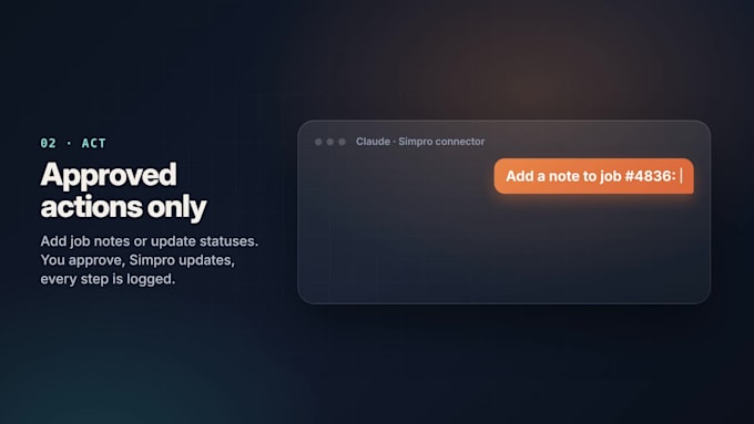 connect simpro to claude code cowork ai agent with a secure custom mcp connector