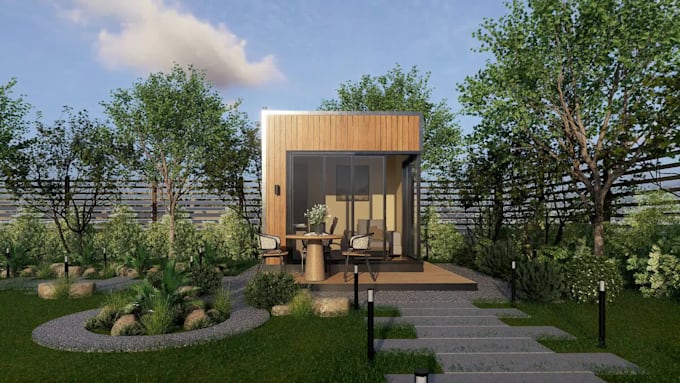 design exterior facades and create realistic 3d renders
