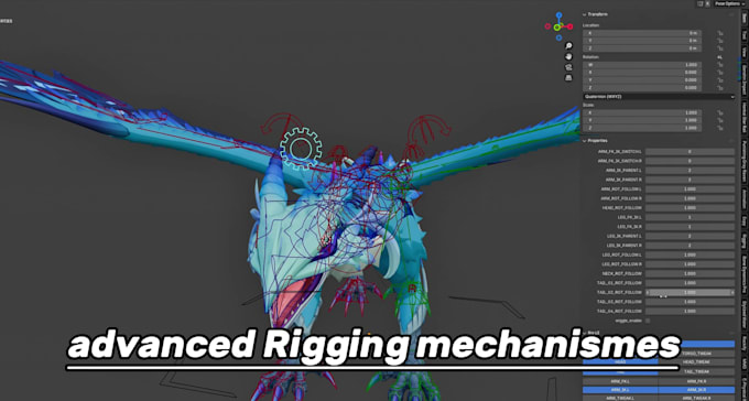 rig your 3d character or creature for animation