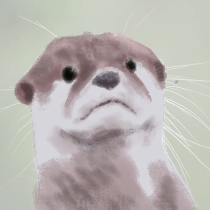 draw animal portrait for you