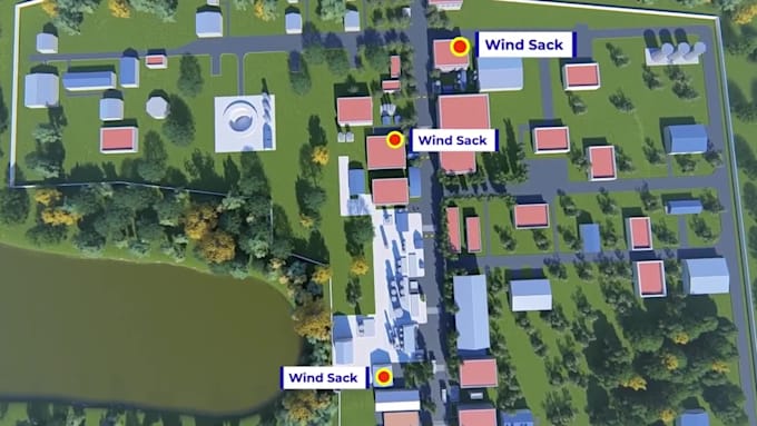 create 3d industrial site safety training, 3d construction walkthrough animation