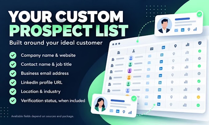 help as lead generation specialist and provide verified emails list