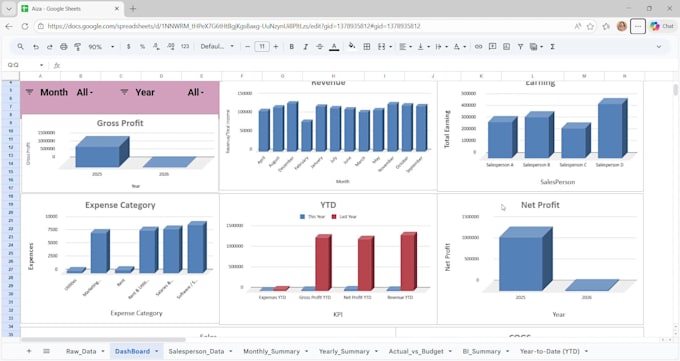 create advanced excel spreadsheets and dashboards
