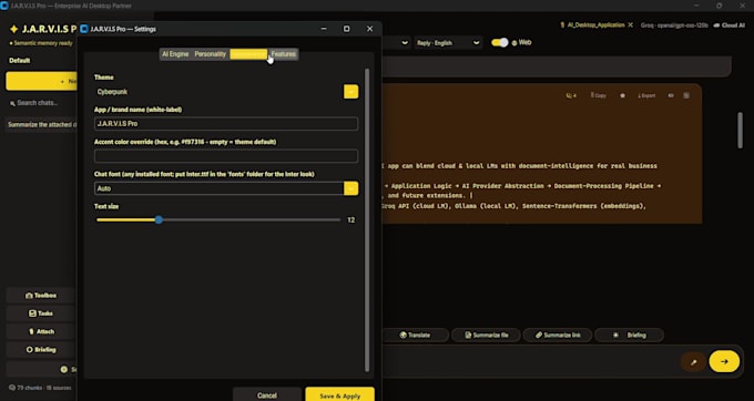 build a custom python ai desktop app with llm and rag