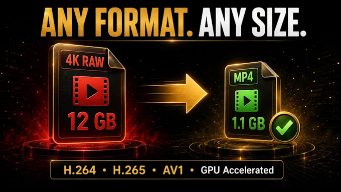 compress and convert your video files using GPU acceleration