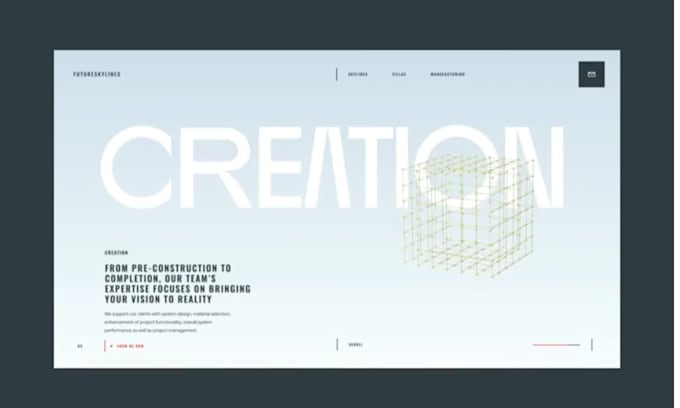 create 3d animated wix studio website spline scrolling animation webgl effects
