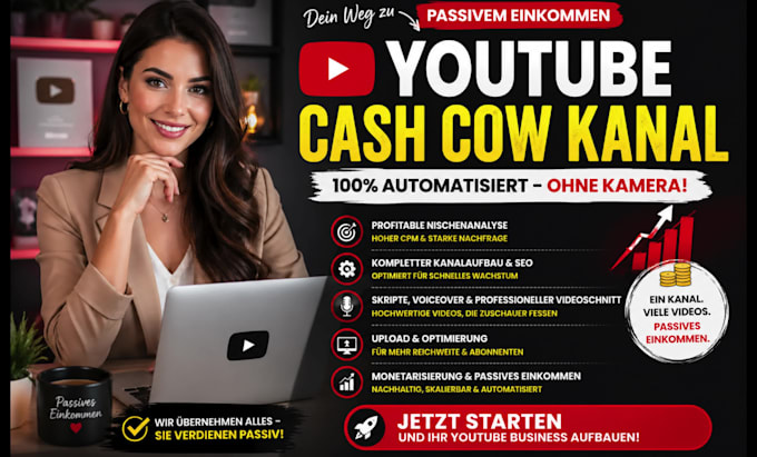 create youtube automation cashcow channel