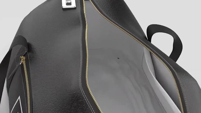 create luxury 3d handbag animation, bag rendering, cgi product commercial