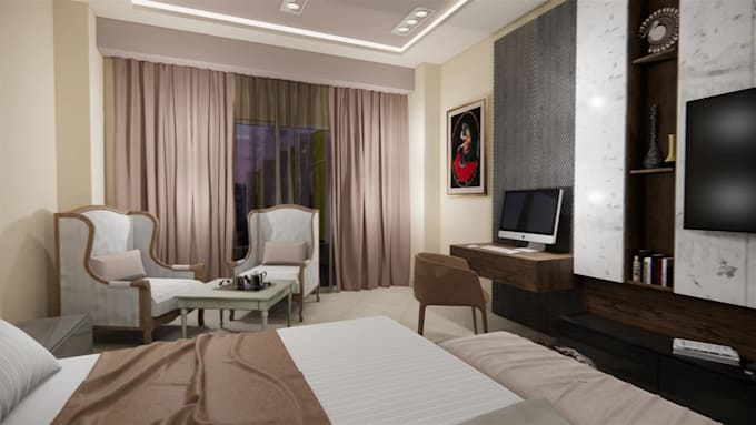 create high quality 3d interior renders for your space