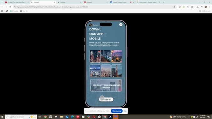 create professional website UI UX design and web layouts