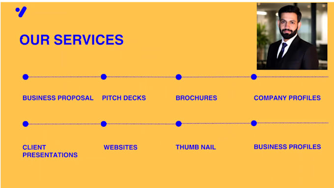 design professional company profiles, pitch decks, and business presentations