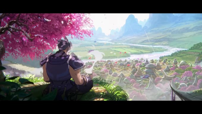 create 2d animated short film, story or cinematic animation