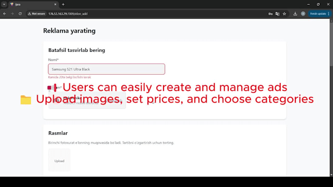 develop a professional web app with clean and secure code