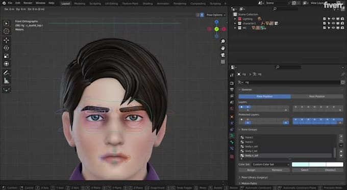 rig your blender character for unity, unreal, or game animation