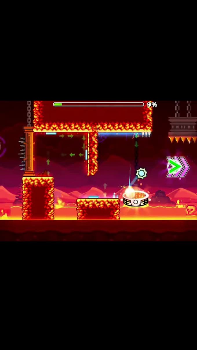 create professional geometry dash layout, solo level, decoration and collab part