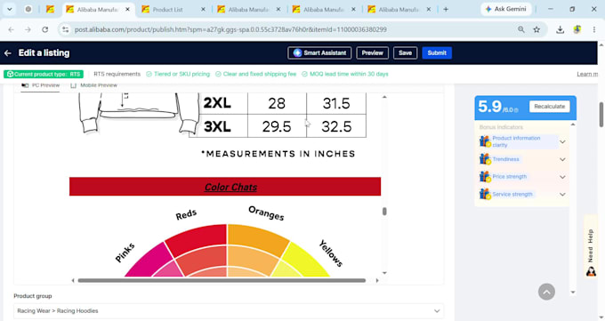 do professional alibaba product listing and SEO optimization