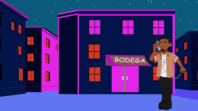create custom 2d cartoon animation or explainer video