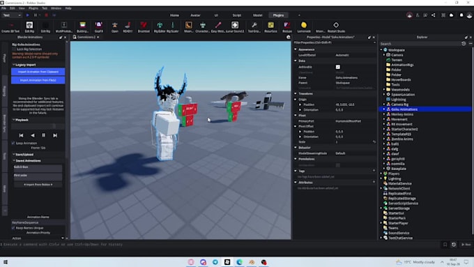 script and animate your roblox game