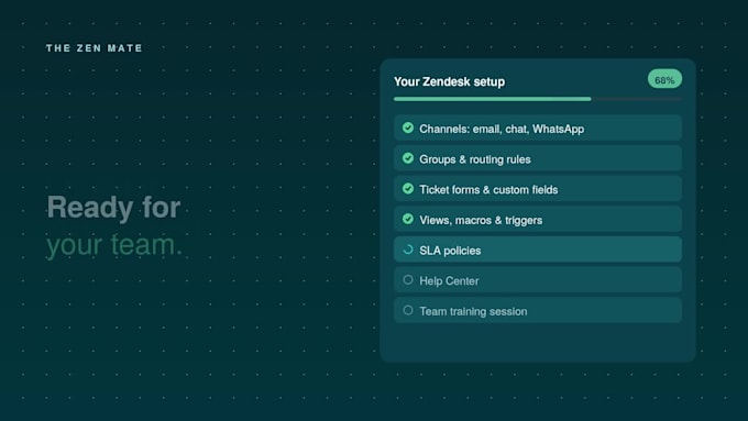 set up and configure zendesk suite for your support team