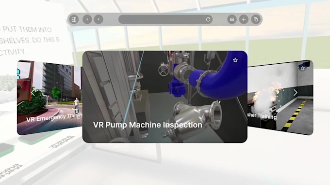 develop custom VR training and simulation applications
