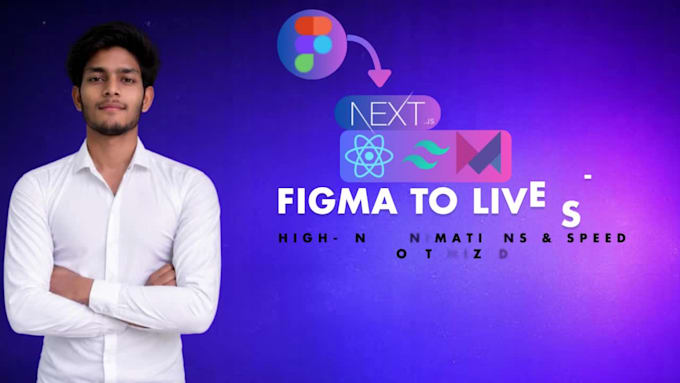 convert figma to reactjs or nextjs website