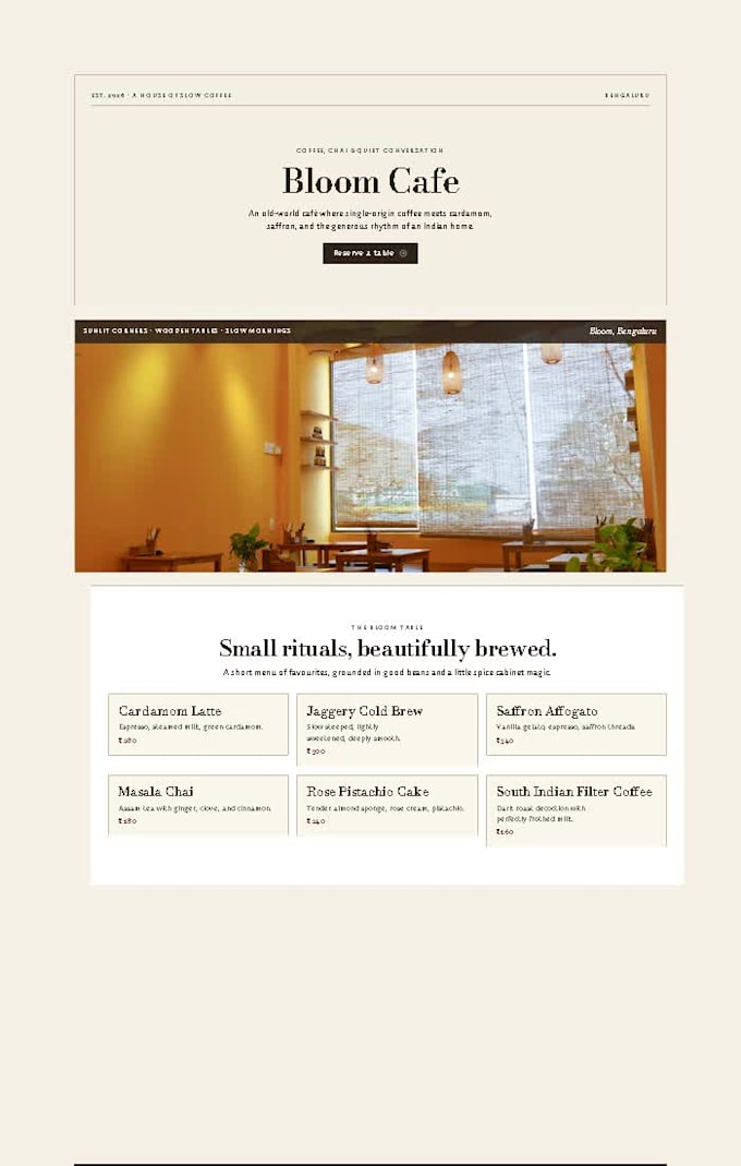build a simple website for small business